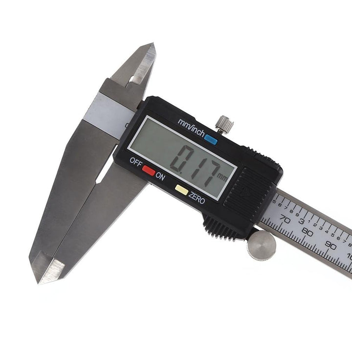 Yosoo - digitaler Vernier-Messschieber mit LCD-Bildschirm, 300 mm, elektronisch, Edelstahl, Metall-O