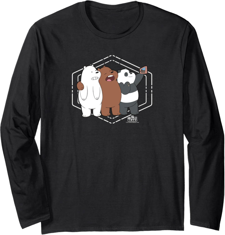 We Bare Bears Selfie Langarmshirt