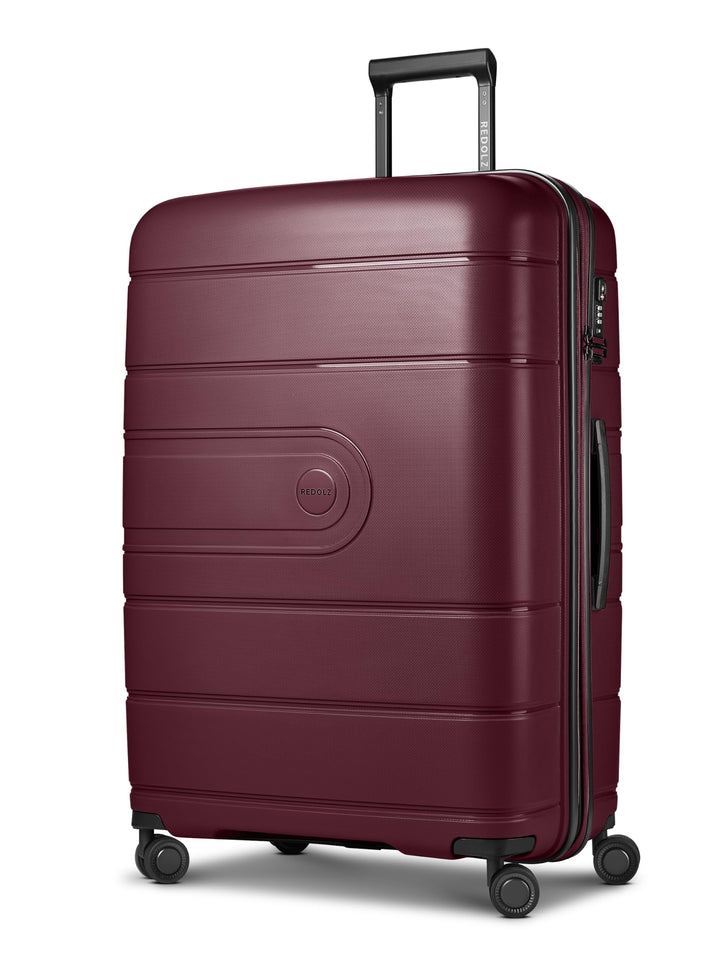 REDOLZ Hartschalen Check-in Koffer | Grosser XL Trolley 51 x 32 x 76 cm mit Dehnfalte aus hochwertig