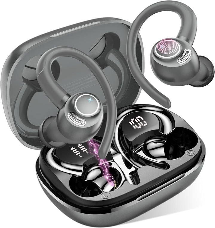 Bluetooth Kopfhörer Sport, in Ear Kopfhörer Kabellos Bluetooth 5.3 mit HD Mic, Herausragender Sound,