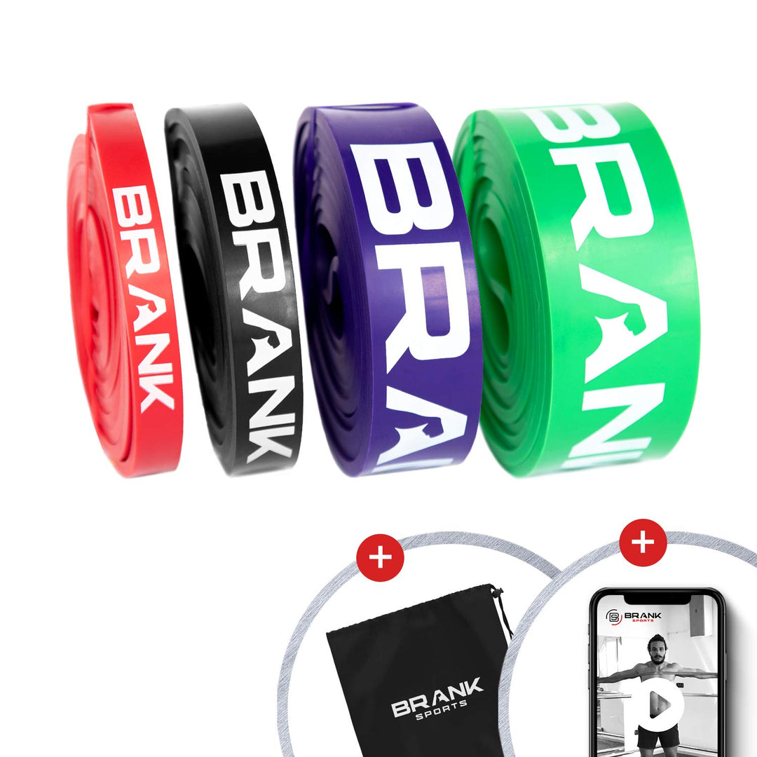 BRANK SPORTS Elastisches Band für Sport, Krafttraining und Fitness | Widerstandsband, ideal für Mobi
