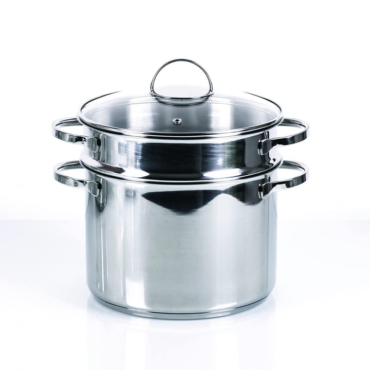 Moneta Allegro Kochtopf 22 cm aus Edelstahl für alle Herdarten 5,9 Liter