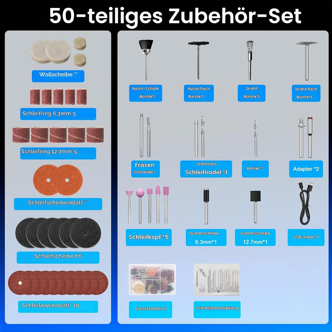 Akku Multifunktionswerkzeug Rotationswerkzeuge Multifunktionswerkzeuge Polierwerkzeug, Gravierstift