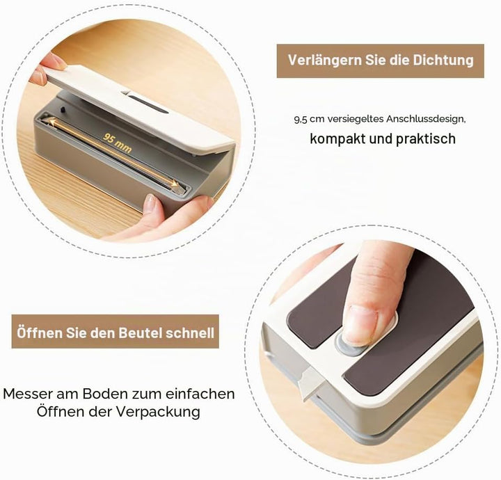 Mini Beutelverschliesser, Tragbarer Folienschweissgerät mit Magnet auf Der Rückseite und Verstecktem