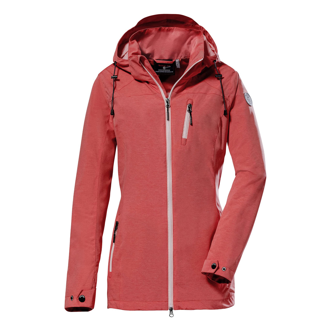 G.I.G.A. DX Damen Gs 31 Wmn Jckt Funktionsjacke/Outdoorjacke mit abzippbarer Kapuze 36 dunkelkoralle