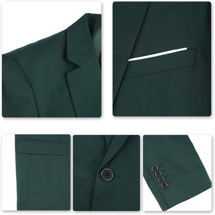 Cloudstyle Anzug Herren Anzüge 4 Teilig Staubbeutel Herrenanzug Business Sakko Hose Weste Anzugtasch