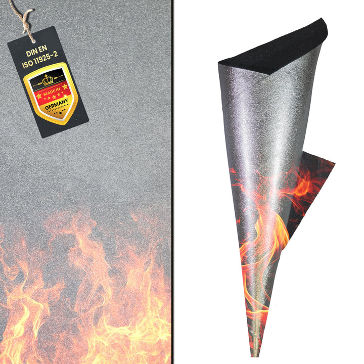 FireMat AHV Edition 100x50cm Die feuerfeste Brandschutz- und Sicherheitsunterlage für Gewerbe und Pr