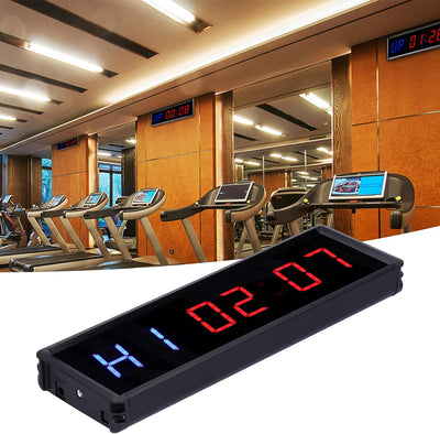 Fitness-Timer, LED-Intervall-Timer LED-Timer mit Fernbedienung für Home Gym Fitness