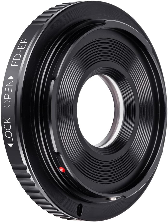 K&F Concept FD-EOS Objektivadapter Adapter Canon Objektiv Adapterring für Canon FD FL Objektiv an Ca