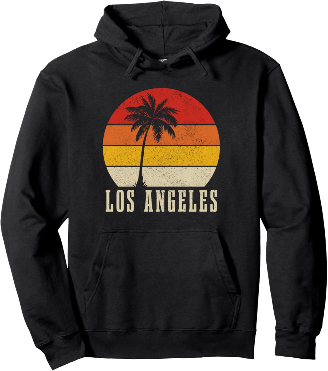Los Angeles California LA Palmen Vintage Pride Pullover Hoodie