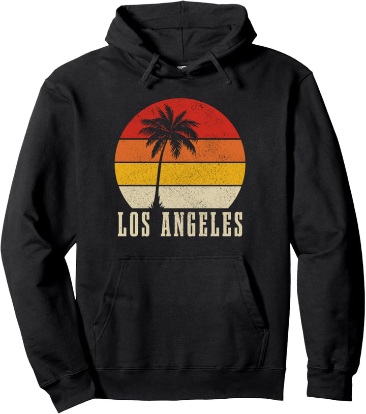 Los Angeles California LA Palmen Vintage Pride Pullover Hoodie