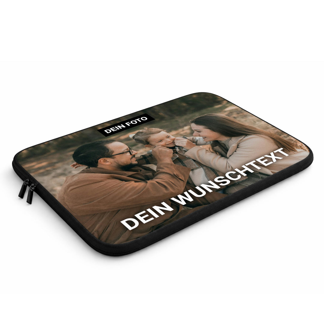 PhotoFancy® – Personalisierte Laptoptasche mit Foto bedrucken – Neopren Notebook Hülle selbst gestal