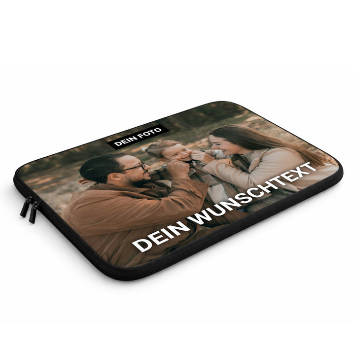 PhotoFancy® – Personalisierte Laptoptasche mit Foto bedrucken – Neopren Notebook Hülle selbst gestal