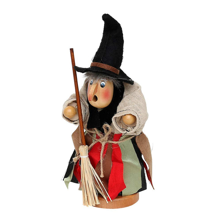 Dekohelden24 Lustige Räucher-Hexe, ca. 19 cm 521100, Hexe