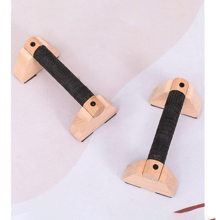 Liegestützgriffe für Männer, Stabile Liegestützgriffe Parallettes, 2x Trainingsgerät mit Holzgriffen