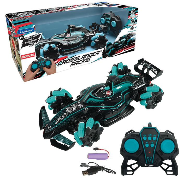 Lexibook Crosslander Racing, Ferngesteuertes Rennauto, Formel 1, bis zu 10km/h, Licht- und Soundeffe
