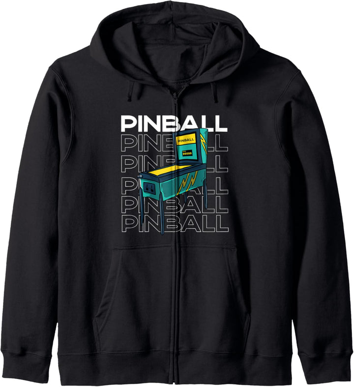 Vintage Arcade Geschenk - Männer oder Frauen Flipper Kapuzenjacke
