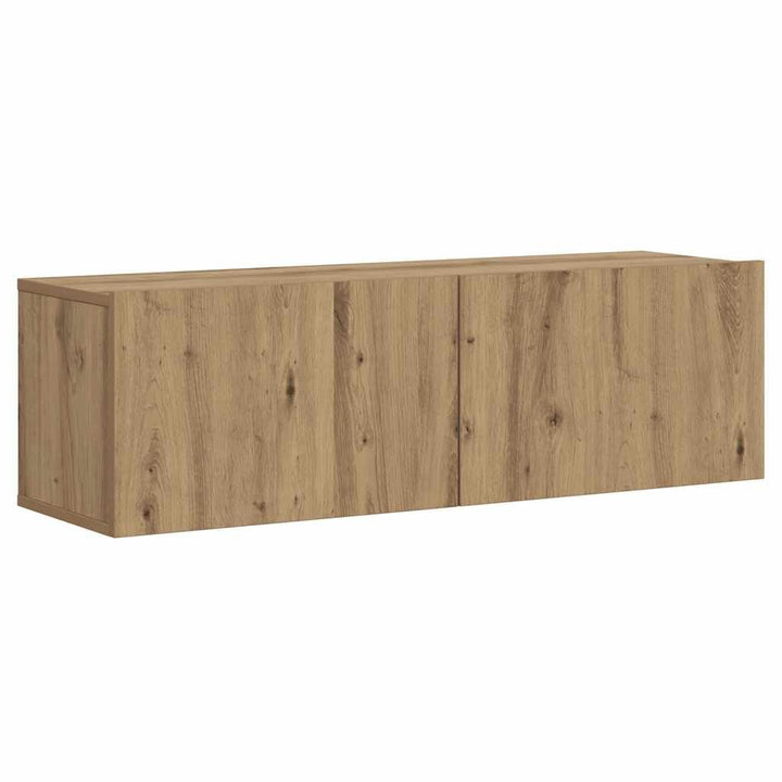 vidaXL TV-Wandschrank Artisan-Eiche 100x30x30 cm Holzwerkstoff, HiFi-Schrank, TV-Konsole, TV-Möbel,