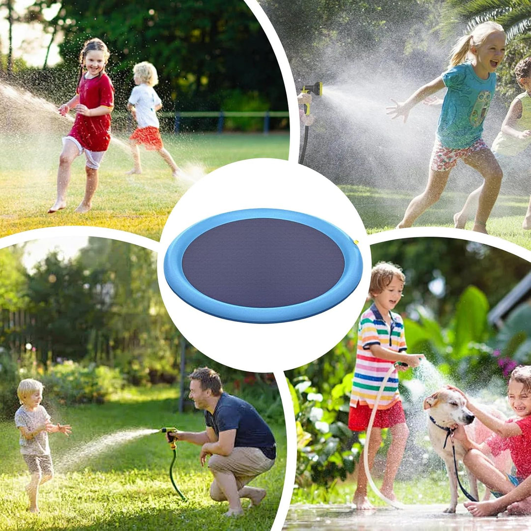 Splash Pad Sprinkler Wasser Spielmatte Für Kinder Und Hunde, Splash Play Matte Sommer Garten Wassers