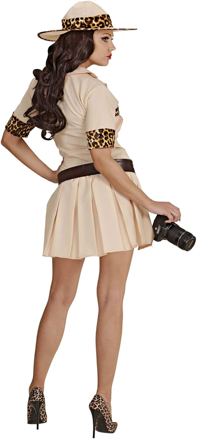 WIDMANN MILANO PARTY FASHION W Kostüm Safari Girl, Kleid, Dschungel, Faschingskostüme, M