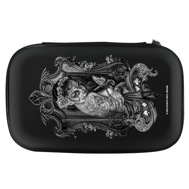 Offiziell lizenzierte Alchemy Darttasche im Gothic-Fantasy-Design, Schwarz , Handgepäck