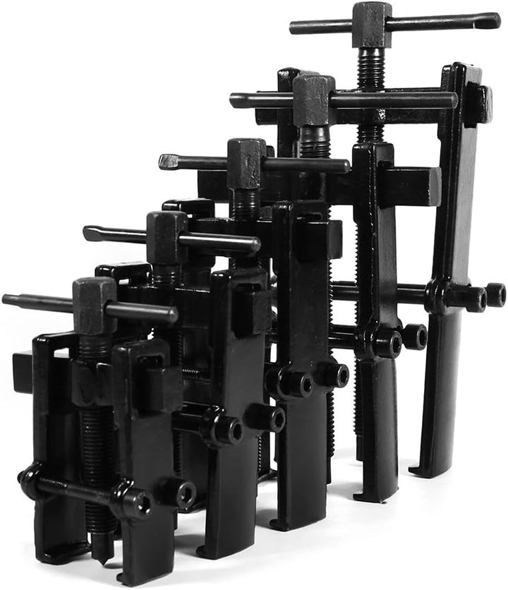 Qiilu Abzieher Werkzeug, Zwei Kiefer Twin Legs Bearing Abzieher Entferner Hand Tool Removal Kit(3in（