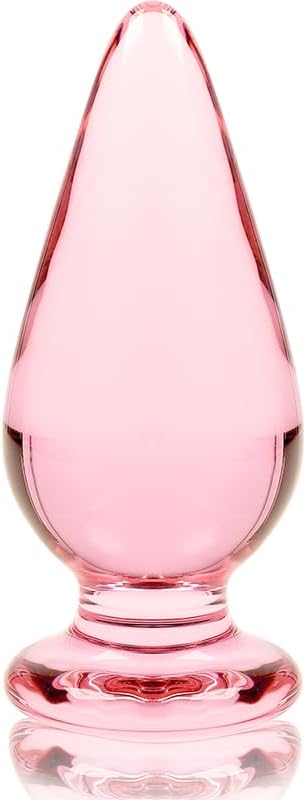Model 4 ANAL Plug Borosilicate Glass 11 X 5 cm PINK