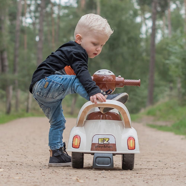 Bandits & Angels Retro Rutscher ab 1 Jahr (Weiss), Weiss