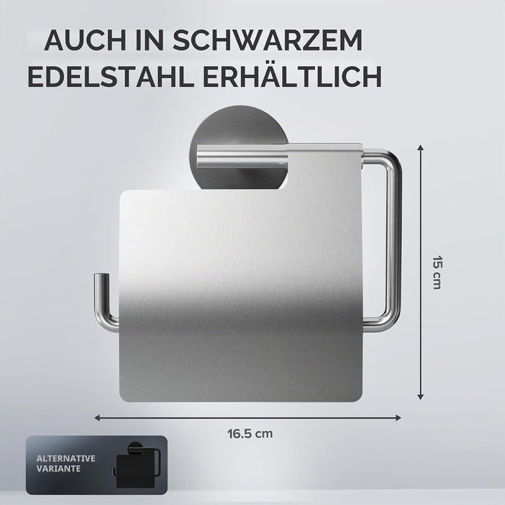 Toilettenpapierhalter Skagen zum Bohren Silber | Klorollenhalter in Edelstahl | Klorollenhalter mit