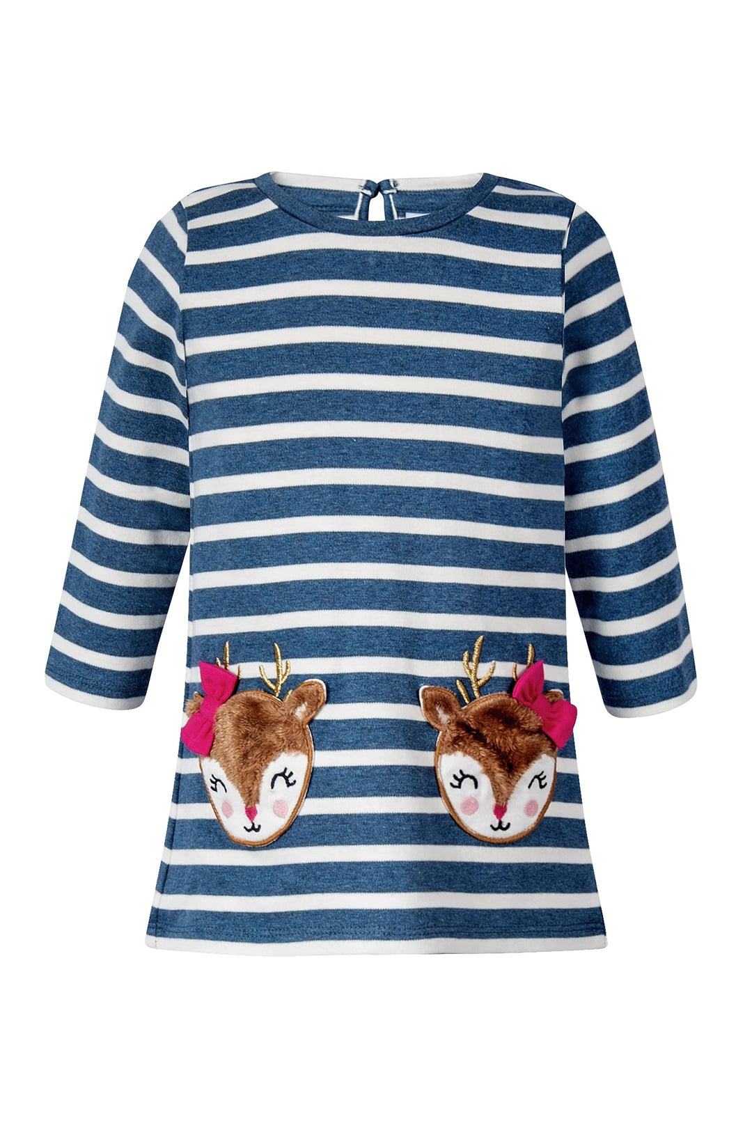 Happy Girls Mädchen Kleid Kinderkleid 98 Jeans Blue, 98 Jeans Blue