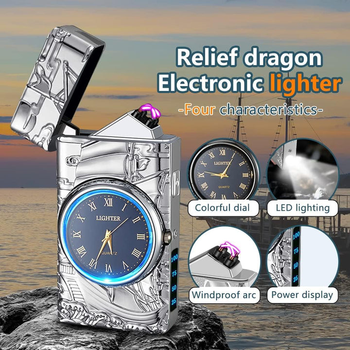 SKRFIRE Drachen feuerzeug, Plasma Feuerzeug, Elektrisches Lichtbogen Feuerzeug, Feuerzeug, Winddicht