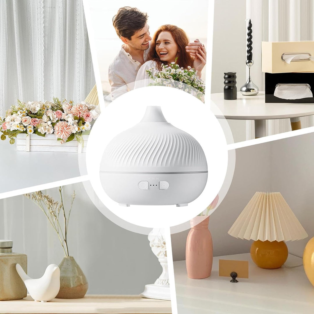 Duftöl Diffuser,USB Steckdosenbetrieb Leise mit Timer | Elektrischer Aroma Diffusor mit Nebel und Lu