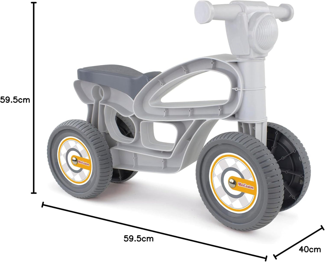 Chicos - Mini Custom Artic Ride-On Motorrad mit Vier Rädern Kindermotorrad für Kinder ab 1 Jahr | St