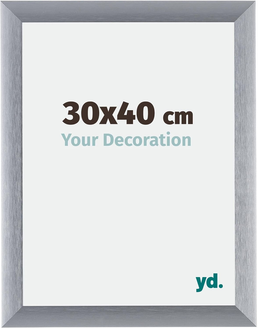 yd. Your Decoration - Bilderrahmen 30x40 cm - Bilderrahmen aus Aluminium mit Acrylglas - Antireflex