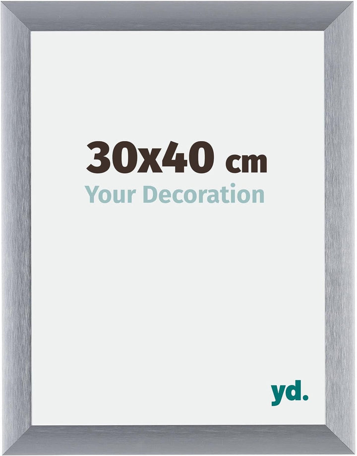 yd. Your Decoration - Bilderrahmen 30x40 cm - Bilderrahmen aus Aluminium mit Acrylglas - Antireflex