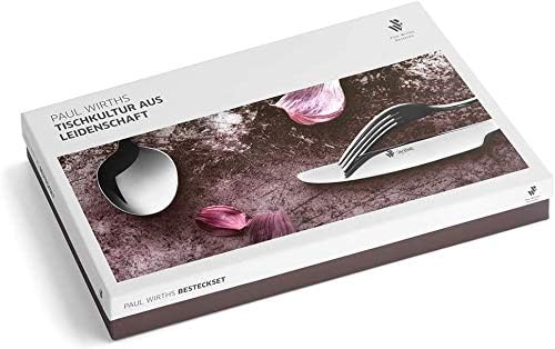 Paul Wirths BALI Besteck Set 6 Personen | pur und ausdrucksstark | stilvolle Designlinie | hochwerti