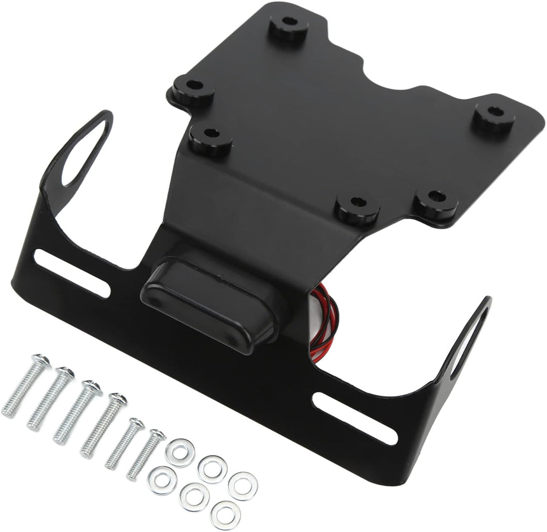 Heckkennzeichenhalter, Motorrad Heckkennzeichenhalter Halterung Aluminiumlegierung Ersatz für Tenere