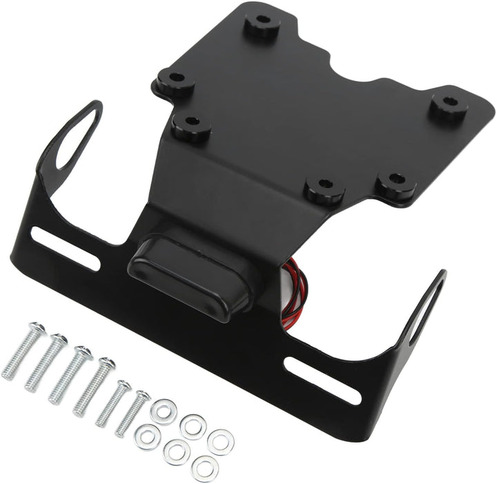 Heckkennzeichenhalter, Motorrad Heckkennzeichenhalter Halterung Aluminiumlegierung Ersatz für Tenere