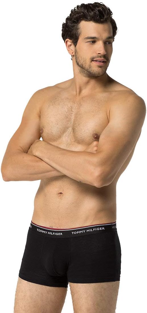 Tommy Hilfiger Herren Boxershorts (3er Pack) S Mehrfarbig (Black/Grey Heather/White), S Mehrfarbig (