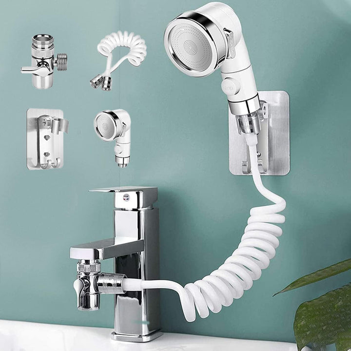 Handbrause für Waschbecken,Duschkopf Set Extern für Waschbecken, mit Schlauch(1.5m), Waschbeckenbrau
