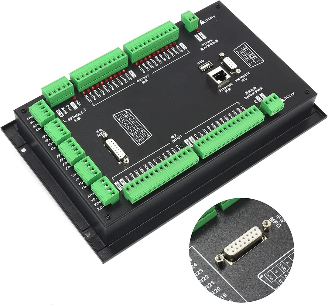 RATTMMOTOR CNC Steuerung System DDCS Expert, 4-Achsen Offline Motion Controller PLC 1000kHz Offline-