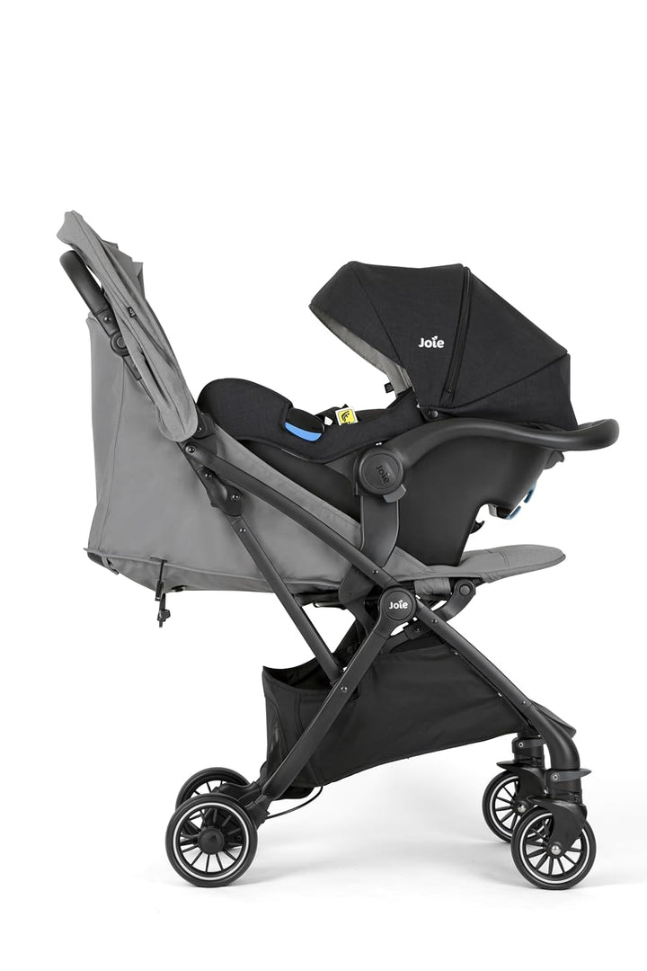 Joie tourist™ Buggy – Leichter, kompakt faltbarer Buggy mit Liegeposition & Regenverdeck, Travel-Sys