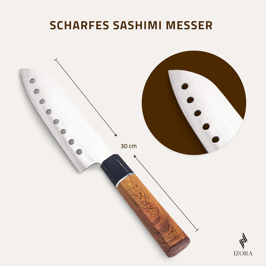 IZORA Sushi Maker Set mit Anfänger-Guide inkl. ausführlicher Anleitung, einfache Rezeptvorschläge -