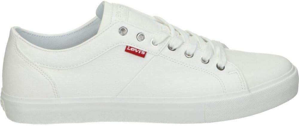 Levi's Herren Woodward Sneakers 43 EU Weiss, 43 EU Weiss