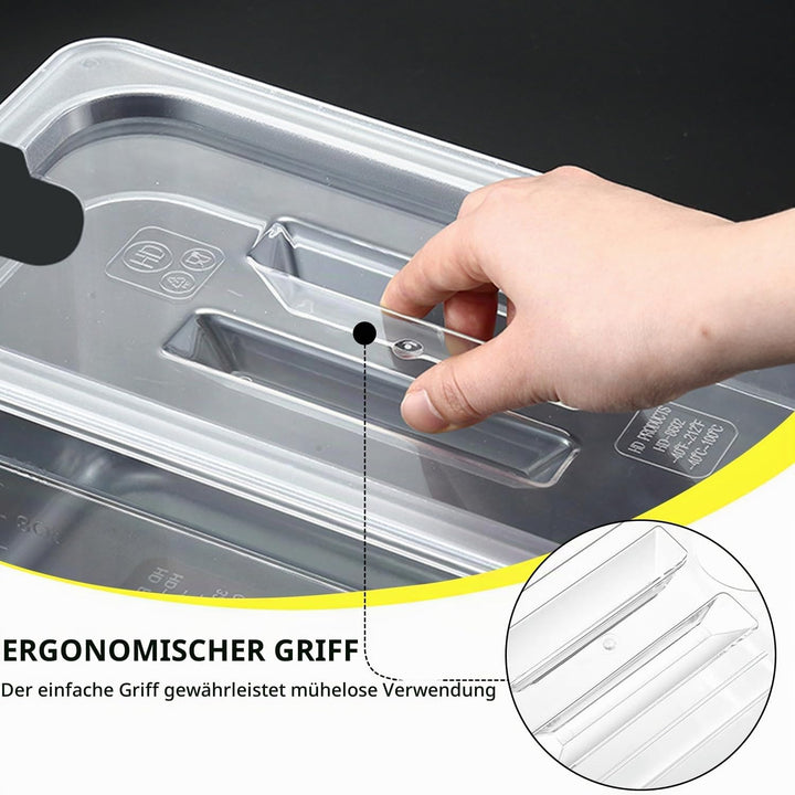 Sous Vide Behälter -11L mit Deckel und Rack für Sous Vide Stick Garer Mehrere Marken, Multifunktiona