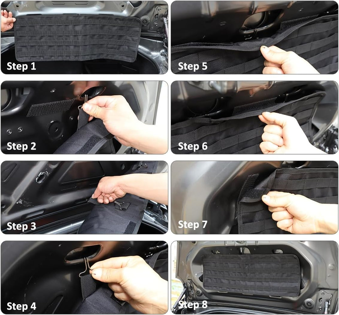 Oxford Cloth Auto Heckklappe Werkzeugset Tasche für Mazda MX-5 ND 2015-2023 Auto Kofferraum Cargo Au