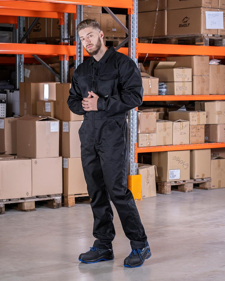 BWOLF Bravo Arbeitsoverall Herren Overall Herren Arbeitsoveralls Herren Arbeitskleidung mit Reissver