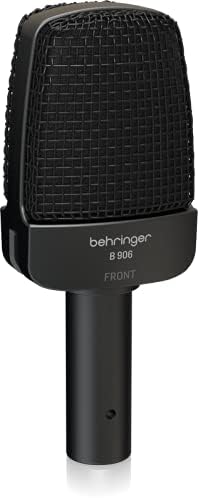 Behringer B 906 Dynamisches Mikrofon & Pronomic XFXM-10 Mikrofonkabel (10m Länge, XLR Female 3-pol -