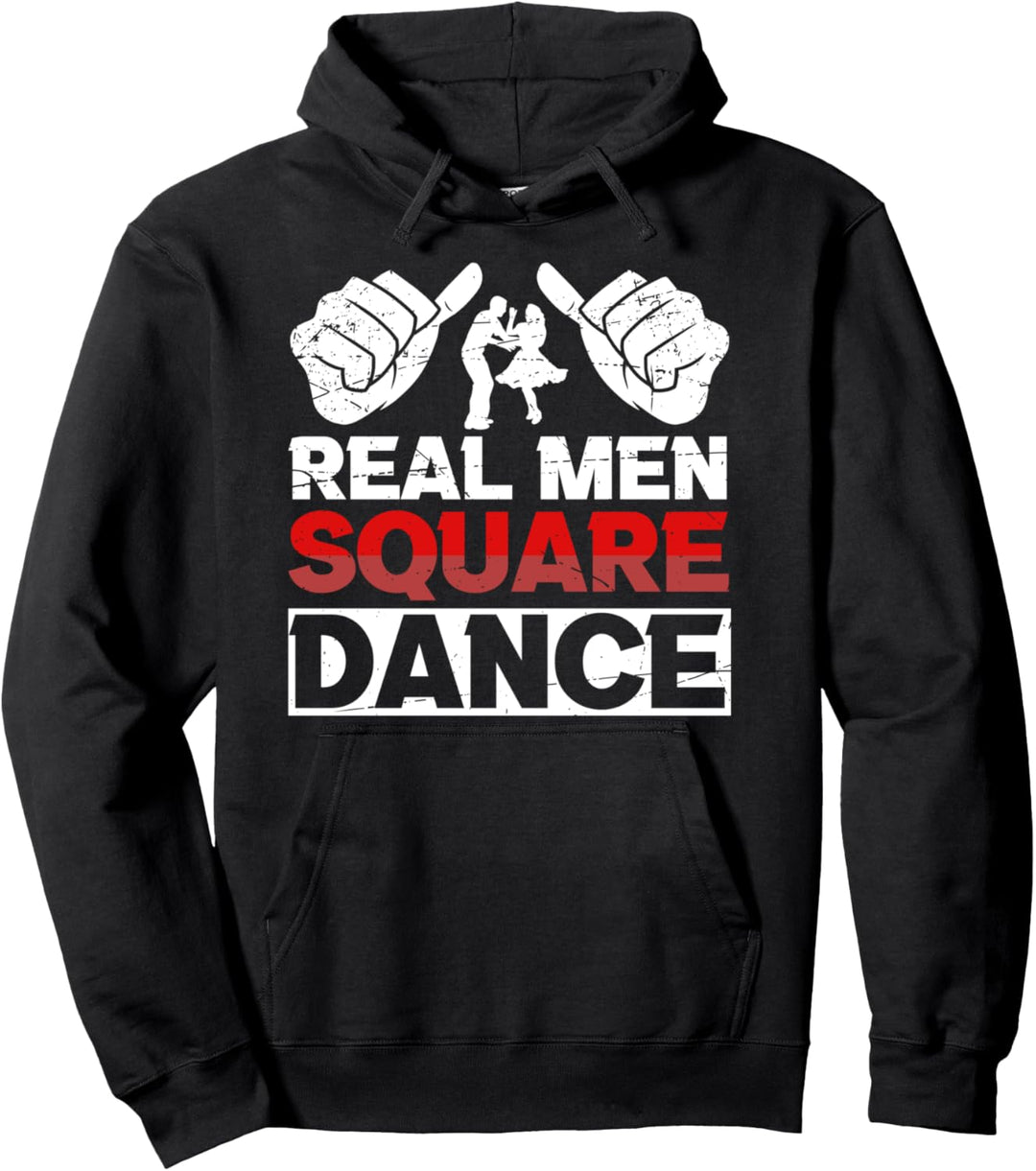 Square Dance Design für Männer und Tänzer Pullover Hoodie
