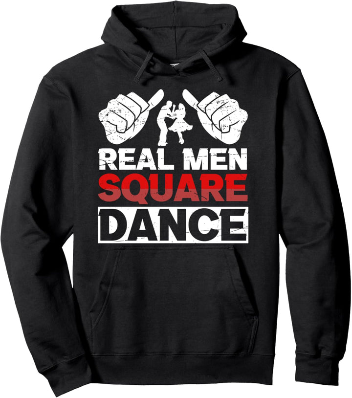 Square Dance Design für Männer und Tänzer Pullover Hoodie